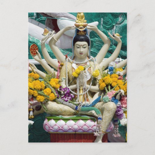 Thailand, Ko Samui, ook bekend als Koh Samui). Wat Briefkaart (Voorkant)