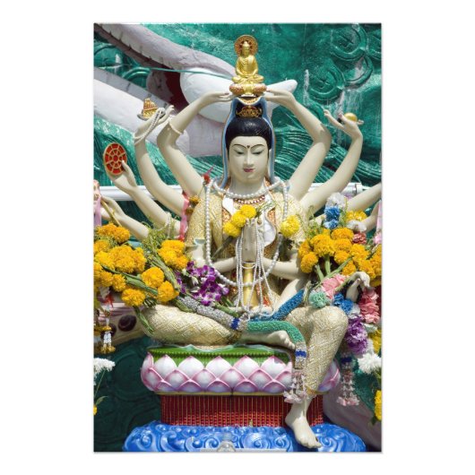 Thailand, Ko Samui (ook bekend als Koh Samui). Wat Foto Afdruk (Voorkant)