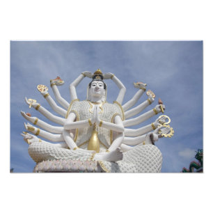 Thailand, Ko Samui, ook bekend als Koh Samui). Wat Foto Afdruk