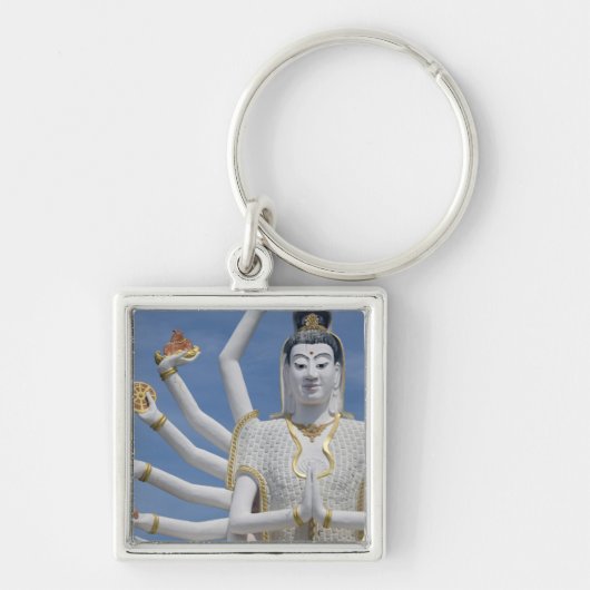 Thailand, Ko Samui, ook bekend als Koh Samui). Wat Sleutelhanger (Voorkant)