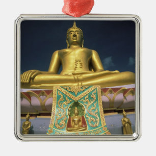Thailand, Koh Samui eiland. Grote Boeddha. Metalen Ornament