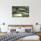 Thailand, Kohsamui eiland, Regenwoud landschap. Canvas Afdruk (Insitu (Slaapkamer))