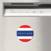 Thailand land vlag natie symbool naam tekst magneet (Insitu (Vaatwasser))