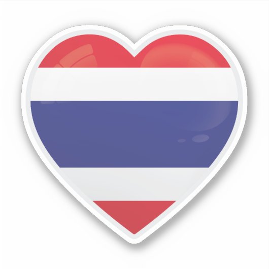 Thailand Love Icon Sticker (Voorkant)
