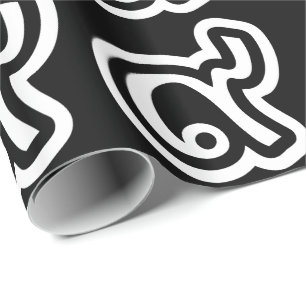 Thailand Lucky Number 9 / Nine / ๙ (Gao/Kao) Thai Cadeaupapier