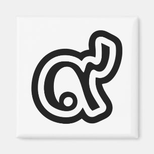 Thailand Lucky Number 9 / Nine / ๙ (Gao/Kao) Thai Magneet