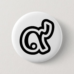 Thailand Lucky Number 9 / Nine / ๙ (Gao/Kao) Thai Ronde Button 5,7 Cm