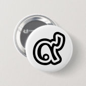 Thailand Lucky Number 9 / Nine / ๙ (Gao/Kao) Thai Ronde Button 5,7 Cm (Voorkant /achterkant)