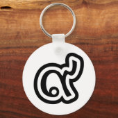 Thailand Lucky Number 9 / Nine / ๙ (Gao/Kao) Thai Sleutelhanger (Voorkant)