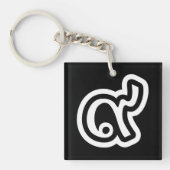 Thailand Lucky Number 9 / Nine / ๙ (Gao/Kao) Thai Sleutelhanger (Voorkant)