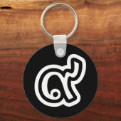 Thailand Lucky Number 9 / Nine / ๙ (Gao/Kao) Thai Sleutelhanger (Voorkant)