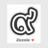 Thailand Lucky Number 9 / Nine / ๙ (Gao/Kao) Thai Sticker (Vel)