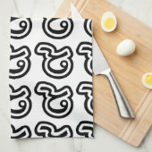 Thailand Lucky Number 9 / Nine / ๙ (Gao/Kao) Thai Theedoek (Quarter Fold)