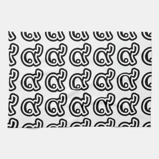 Thailand Lucky Number 9 / Nine / ๙ (Gao/Kao) Thai Theedoek (Horizontaal)