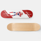 Thailand Manga Anime meisje verkleed in vlag Skateboard (Horizontaal)