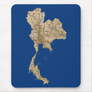 Thailand Map Mousepad Muismat