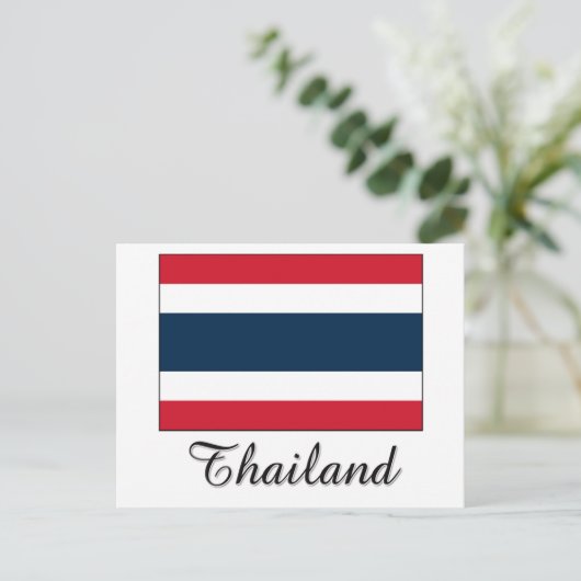 Thailand Marktontwerp Briefkaart (Staand voorkant)
