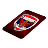 Thailand Metallic Embleem Magneet (Linkerzijde)