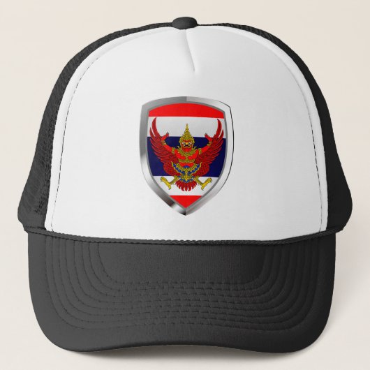 Thailand Metallic Embleem Trucker Pet (Voorkant)