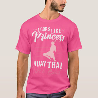 Thailand MMA Thai Boxing Muay Thai als een beest M T-shirt
