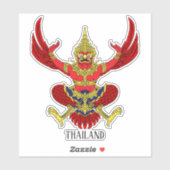 Thailand National Emblem Patriotic Sticker (Vel)
