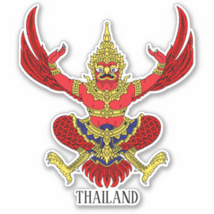 Thailand National Emblem Patriotic Sticker