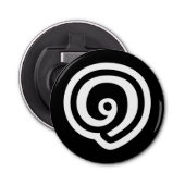 Thailand nummer 1 / Eén / ๑ (Nueng) Thaise taal Button Flesopener (Voorkant)