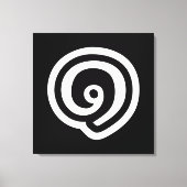 Thailand nummer 1 / Eén / ๑ (Nueng) Thaise taal Canvas Afdruk (Voorkant)