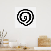 Thailand nummer 1 / Eén / ๑ (Nueng) Thaise taal Poster (Keuken)