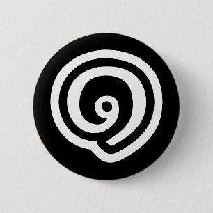 Thailand nummer 1 / Eén / ๑ (Nueng) Thaise taal Ronde Button 5,7 Cm