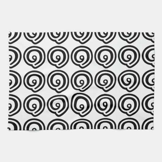 Thailand nummer 1 / Eén / ๑ (Nueng) Thaise taal Theedoek (Horizontaal)