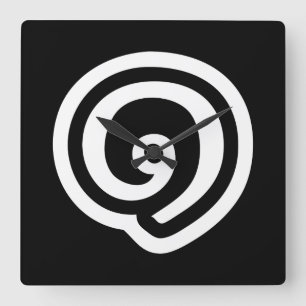 Thailand nummer 1 / Eén / ๑ (Nueng) Thaise taal Vierkante Klok