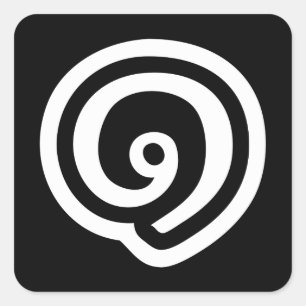 Thailand nummer 1 / Eén / ๑ (Nueng) Thaise taal Vierkante Sticker