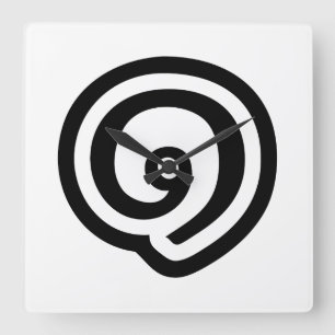 Thailand Nummer 1/Één/1 (Nueng) Thaise Taal Vierkante Klok