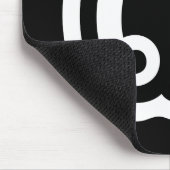 Thailand Nummer 3 / Drie / ๓ (Sam) Thais schrift Muismat (Hoek)