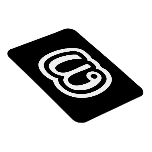 Thailand nummer 3 / Drie / ๓ (Sam) Thaise script Magneet (Rechterzijde)