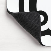 Thailand nummer 3 / Drie / ๓ (Sam) Thaise script Muismat (Hoek)