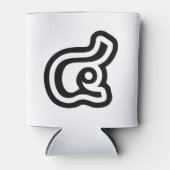 Thailand nummer 4 / Vier / ๔ (zie/Si) Thaise scrip Blikjeskoeler (Voorkant)