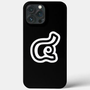 Thailand nummer 4 / Vier / ๔ (zie/Si) Thaise scrip iPhone 13 Pro Max Hoesje