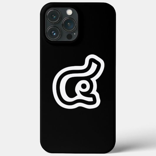 Thailand nummer 4 / Vier / ๔ (zie/Si) Thaise scrip Case-Mate iPhone Case (Achterkant)