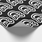 Thailand nummer 5 / Vijf / ๕ (Haa/Ha) Thaise scrip Cadeaupapier (Hoek)