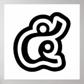 Thailand nummer 5 / Vijf / ๕ (Haa/Ha) Thaise scrip Poster (Voorkant)