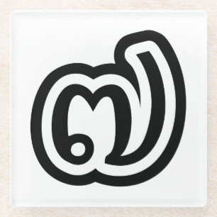 Thailand nummer 7 / Seven / ๗ (Jed/Chet) Thai Glazen Onderzetter