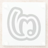 Thailand nummer 7 / Seven / ๗ (Jed/Chet) Thai Glazen Onderzetter (Achterkant)