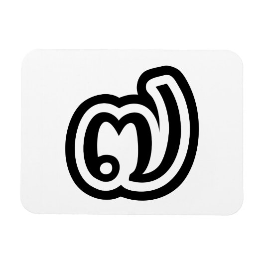 Thailand nummer 7 / Seven / ๗ (Jed/Chet) Thai Magneet (Horizontaal)