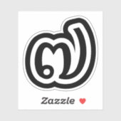 Thailand nummer 7 / Seven / ๗ (Jed/Chet) Thai Sticker (Vel)