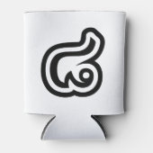 Thailand nummer 8 / Acht / ๘ (Bad/Paet) Thai Blikjeskoeler (Voorkant)