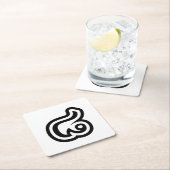 Thailand nummer 8 / Acht / ๘ (Bad/Paet) Thai Kartonnen Onderzetters (Insitu)