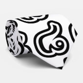 Thailand Nummer 8 / Acht / ๘ (Bad/Paet) Thais Stropdas (Opgerold)