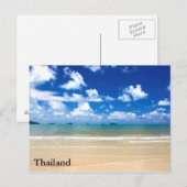 Thailand op het strand briefkaart (Voorkant / Achterkant)